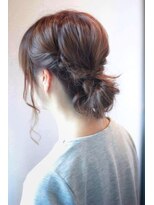 アズグロウヘアー(AS GROW HAIR) ルーズなねじりアレンジ/【東区/帯山/長嶺/髪質改善/縮毛矯正】