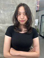 キング 京橋店(K!ng)&nbsp;韓国オルチャンレイヤーカットシースルーバングハッシュカット