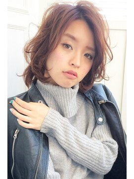 ランプ ヘアー(lamp hair) 【lamp hair 】アンティークパーマ◎くせ毛風ボブ♪No.2