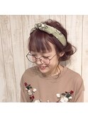 ドラマ【地味にスゴイ】石原さとみちゃん風スカーフアレンジ♪