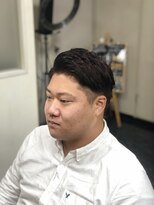 エン フェイバリット ヘアー(en favorite hai) ビジネス×フェード×レッド