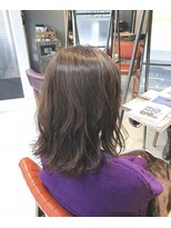 インス(ensue)&nbsp;ふんわり立体感♪大人可愛い愛されひし形レイヤーミディアム中島