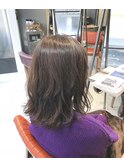ふんわり立体感♪大人可愛い愛されひし形レイヤーミディアム中島
