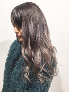 リジョイスヘア エン(REJOICE hair EN) バレイヤージュアッシュ ［stylist 大塚］