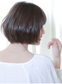 【VIRGO】30代40代50代 丸みショートのミニマムボブ