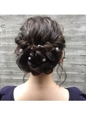 tomoヘア＊似合わせヘアアレンジ　ロープあみ