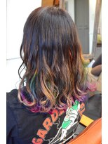 ポタム 東中野(potamu)&nbsp;虹色インナーカラー