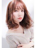 無造作ウェーブ☆大人可愛いフェミニンミディ