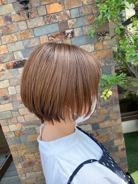 エール シエル 富田林店(aile ciel) aile ciel/ クリアベージュ/フェザーボブ