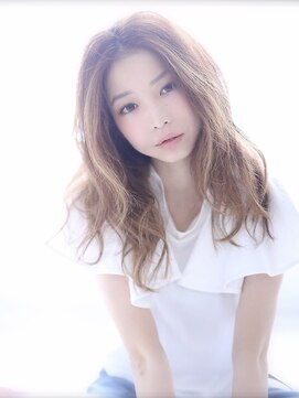 ブルー(BLUE) 《Blue★》#外国人風ミルクティーベージュ#ロング