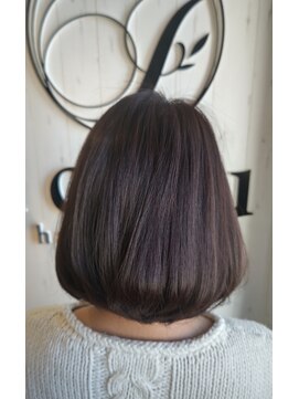 イコウヘアデザイン(icou hair design) シークレットハイライト×カシスブラウン