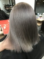 ラフ 難波店(LAFF)&nbsp;#黒髪#ボブルフ#ネビージュ#小顔#ワンレン