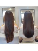 髪質改善ストレート