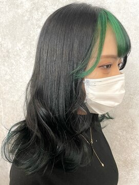 ラビス 浦和(Lovis) デザインカラー/レイヤーカット/ウェットヘア/夏のヘアアレンジ