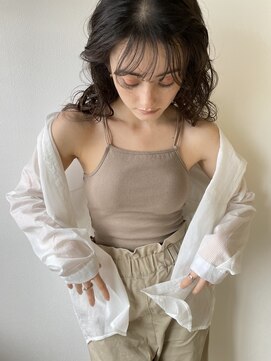 リノショアーズ ショウナン 辻堂店(RinoShores SHONAN) ★くせ毛風カール20代30代40代◎黒髪パーマ前髪小顔