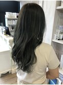 福山美容室caary大人気イルミナカラー　オリーブアッシュ