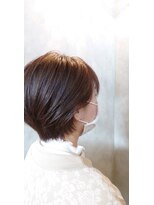 オーガニック ヘアサロン クスクス(organic hair salon kusu kusu)&nbsp;耳掛けショート×くすみ