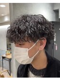 刈り上げ無し波巻きスパイラルマッシュ  h