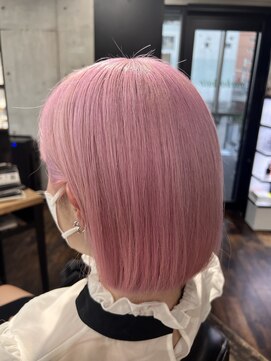 ガルボヘアー 名古屋栄店(garbo hair) #ベビーピンク#ピンクカラー#ハイトーン#10代#20代#名古屋