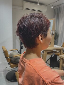 クラップス 上大岡(CLAPS) ベリーショート/くせ毛ショート/ピンクカラー/【高彩度カラー】