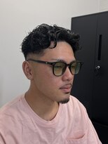 サン 大阪梅田(SUNC) 【カルマパーマ】【フェードカット】