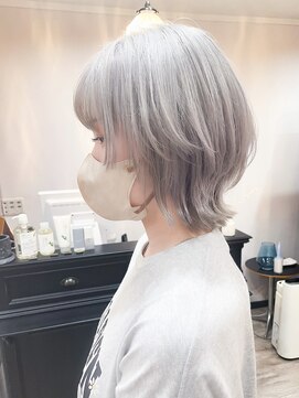 コース(CORS) 【CORS高崎】ホワイトカラーブロンド　ハイトーンシルバーグレー