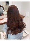 【ブリーチ無し】オレンジブラウン♪