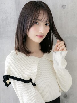 ポケット(pocket) 切りっぱなしボブ/エアリーロング/美髪/ピンクブラウン/仙台#22