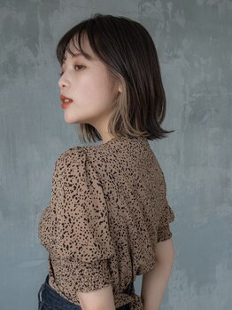 ルシードスタイルアンディアーモ(LUCIDO STYLE andiamo)の写真/【パーソナルカラー診断付き】透明感UP!肌をキレイに魅せるカラー☆インナーカラー/ハイライト/白髪染め