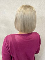 バブルス 所沢店(BUBBLES)&nbsp;ハイトーンミルクティーボブ