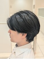 アッシュ 田無店(Ash)&nbsp;メンズセンターパート×曲がる縮毛矯正