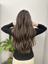 リリット(ReLit)&nbsp;くすみベージュマロンベージュホワイトブロンド細めハイライト