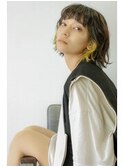 オレンジイヤリング×外ハネボブ【藤沢】