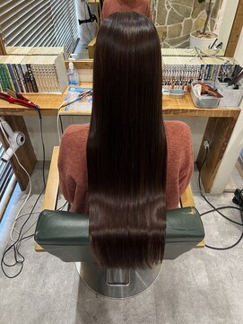 オーブ ヘアー アズール 吉祥寺店(AUBE HAIR azul) 髪質改善　トステア　チョコレートブラウン
