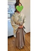 卒業式袴　着付け＋ヘアセット