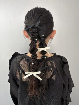 カシェル(cashel) ツイン編みおろし