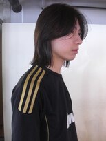 ノラジャーニー(NORA Journey)&nbsp;メンズボブウルフメンズミディアムレイヤーカットメンズウルフ