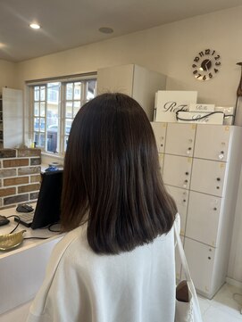 トップヘアー 池の内店(TOP HAIR) ナチュラルブラウン×内巻きストレート