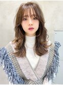 【ROJITHA原宿表参道】モカベージュ×レイヤースタイル