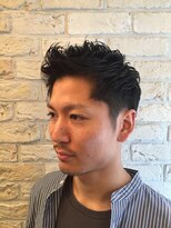 グラッドバーバードットエビス 恵比寿(GLAD BARBER. EBISU)&nbsp;サーフカール/スパイキーショート/ブルーブラック[恵比寿]