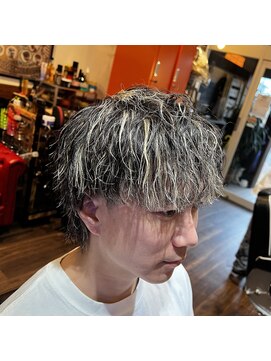 ブライズ(BRORISE) white mesh perm