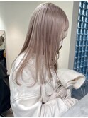 くびれヘア/アプリコットオレンジ/夏のヘアアレンジ/梅田