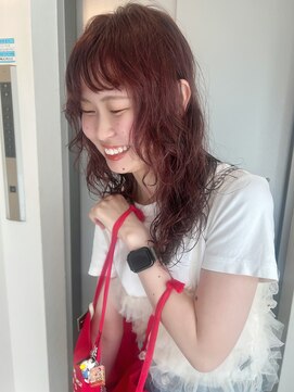 メルシー(merci.) long layer perm