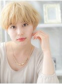 ハイトーンカラー韓国風小顔マッシュパーマh4上尾10代20代30代