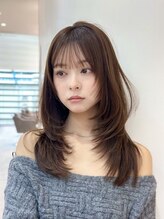 ライズ ネックス ザ サロン 渋谷(LIZE nex the salon) 【ロングヘア 韓国ヘア　前髪なし　#12】#渋谷駅#韓国#髪質改善