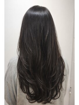 アメリ(ameri) 【ameri akari】ロングレイヤー/グレージュ/ダークグレー