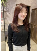 ルーチェ(Luce)&nbsp;春オススメ　レイヤーcut &ピンクカラー　stylist辻川