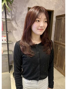 ルーチェ(Luce) 春オススメ レイヤーcut &ピンクカラー stylist辻川