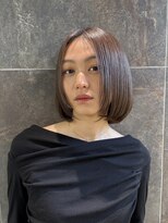 ロンド ロワール 門前仲町(Lond Loire) 似合わせカット大人ガーリー、着物ダークアッシュ門前仲町