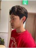立川／刈り上げセンターパート／韓国風
